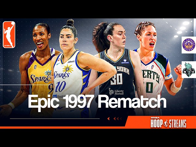 🚨 Retro Night in the W: Sparks vs Liberty! A Rivalry Rewind You CAN'T Miss 🔥 | Hoop Streams 🏀