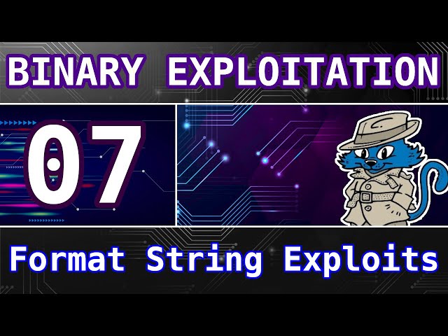 7: Format String Vulnerabilities (printf) - Buffer Overflows - Intro to Binary Exploitation (Pwn)