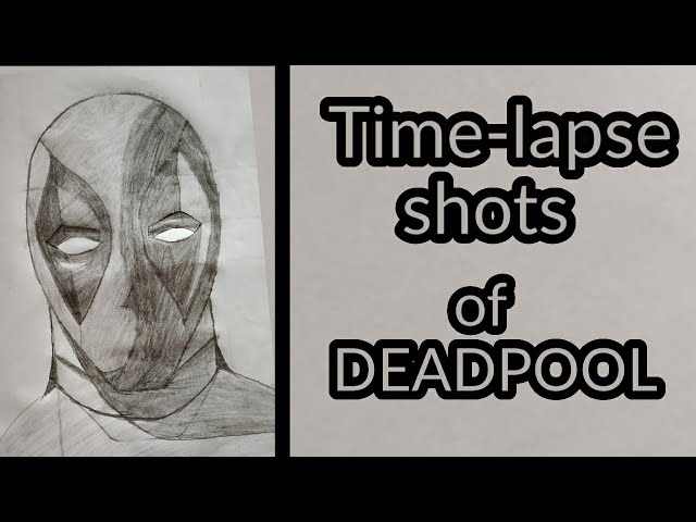 Deadpool Sketch [ Time-lapse ] | #shorts