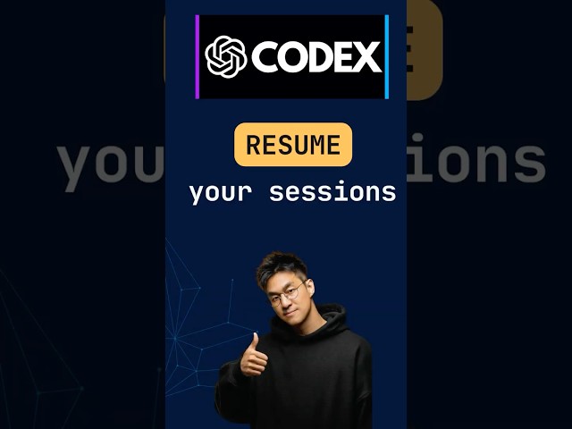 You can RESUME sessions in Codex CLI... here's how #codex #claudecode #openai