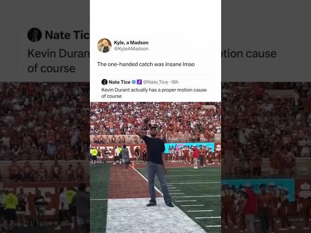 KD would be a CHEAT CODE in NFL😤
