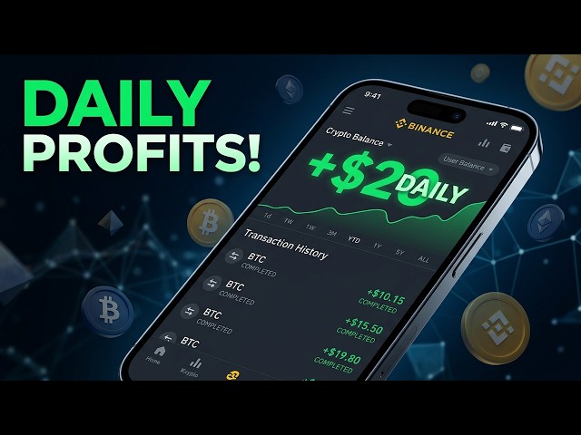 How to Make $10–$20 Daily on Binance in 2026 💰 | Beginner-Friendly Crypto Trading Strategy