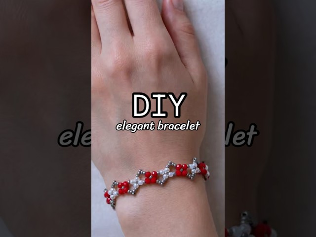 DIY elegant bracelet #bracelet #diybracelet #howto