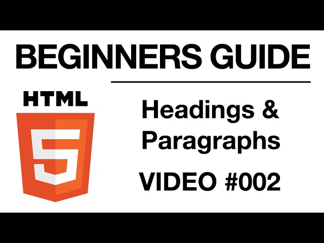 HTML Programming #002 | Headings & Paragraphs // BEGINNERS GUIDE | Self Taught Developer