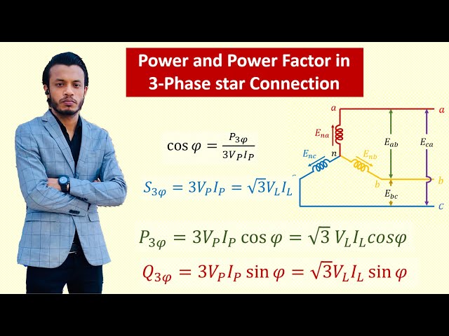 Power in 3 Phase Star Connection || Diploma 3rd Semester - Electrical Circuit 2