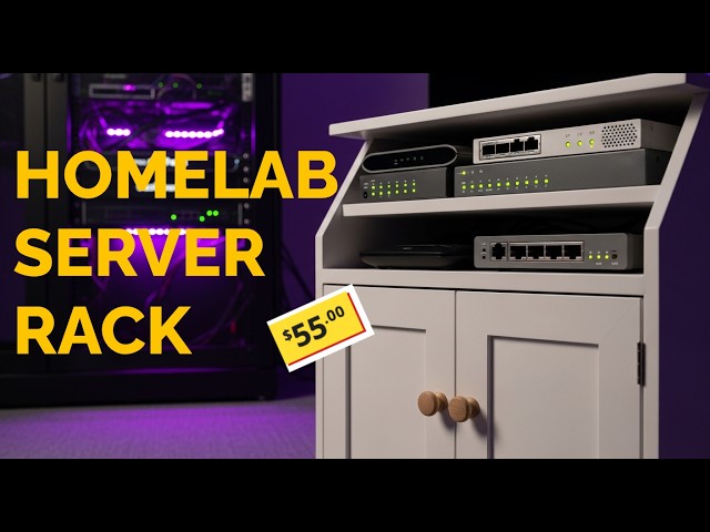 Building a Server Rack For My Homelab With IKEA Cabinets