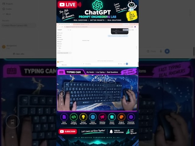 🔴 LIVE: Building with ChatGPT 🤖 | AI, Coding & Real-Time Problem Solving