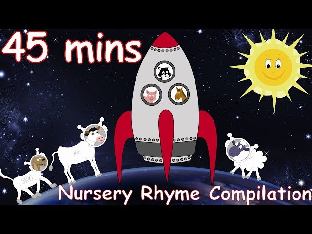 Zoom Zoom Zoom, We're Going to the Moon! And lots more Nursery Rhymes! 45 minutes!