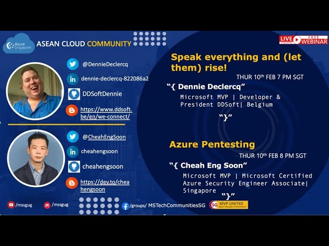 Azure Pentesting & Speak everything and (let them) rise!