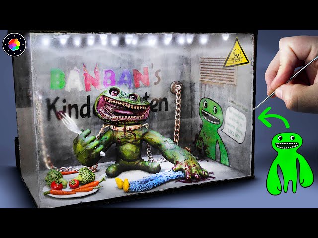 How To Make Realistic JUMBO JOSH Diorama (Garten of Banban 2) / Polymer Clay | PlastiVerse