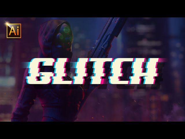 HOW TO CREATE GLITCH EFFECT? ADOBE ILLUSTRATOR TUTORIAL.