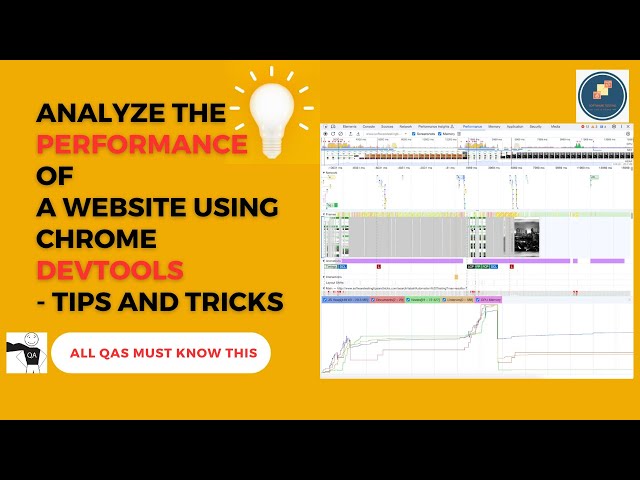 Analyze the performance of a website using Chrome DevTools - Tips and Tricks #DevTools
