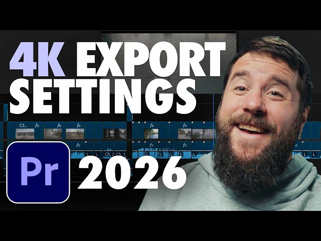 Best 4K Export Settings For Premiere Pro 2026