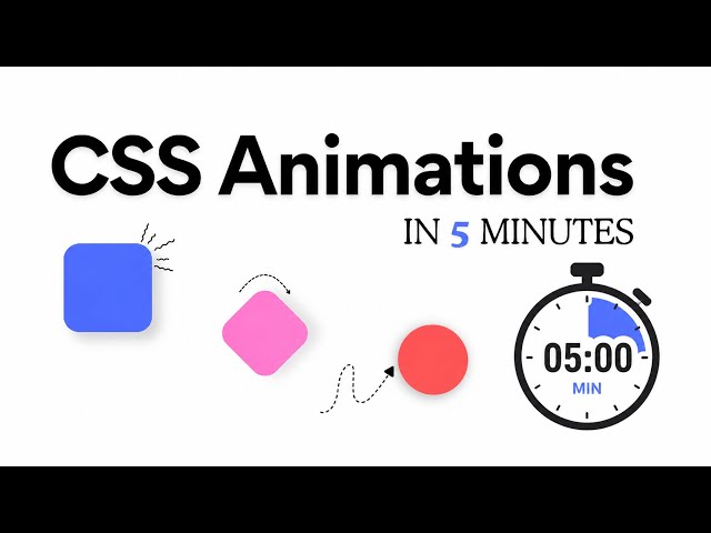 The Complete CSS Animations Guide in 5 minutes