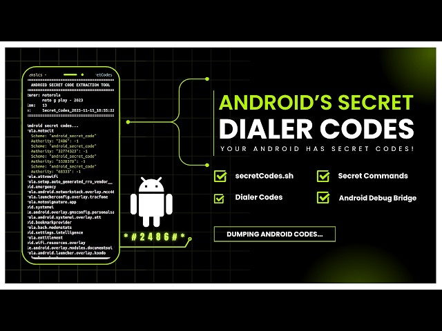 This Script Pulls Every Secret Code Out of Your Android Phone