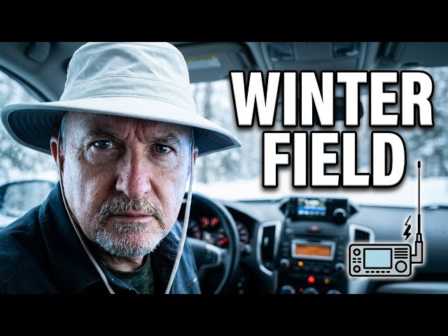 Hustler 20m Whip vs QRP | Winter Field Day Reality Test