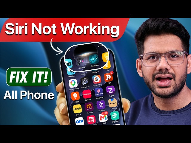New Siri Not Working in iOS 27 in India - Siri Ai Not Showing How To Fix This