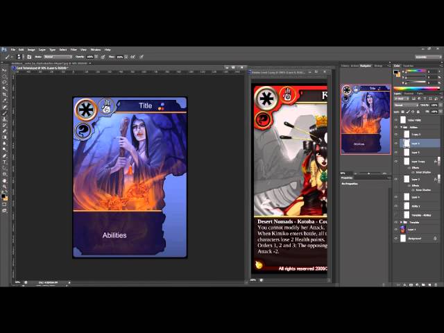 How to Create Trading Cards in Photoshop