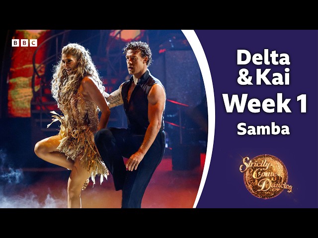 Delta Goodrem & Kai deliver a SERIOUS Samba to for their Strictly debut! ✨ BBC Strictly 2026