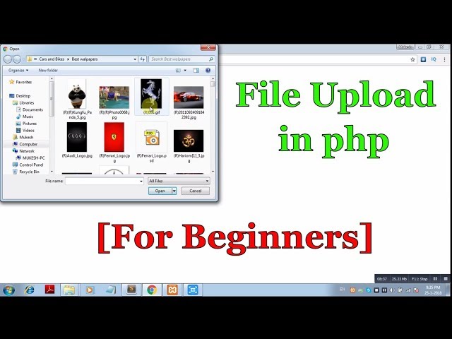 File upload in php for beginners