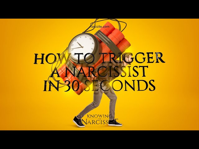 How To Trigger A Narcissist in 30 Seconds