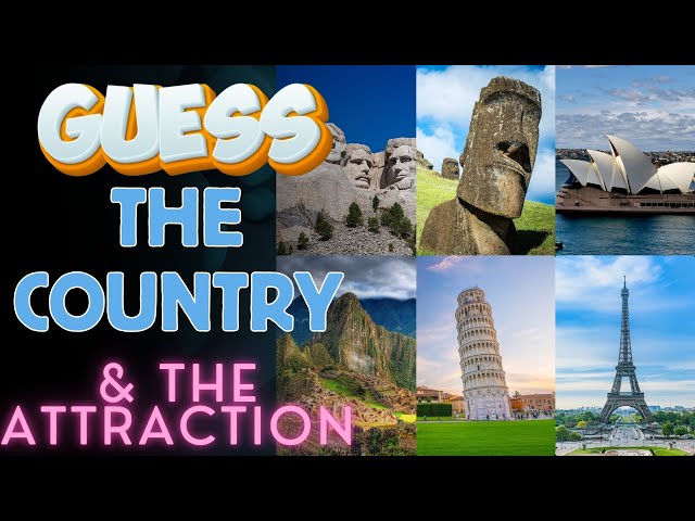 Geography Quiz: Can you guess the Country by the World Famous Attractions?