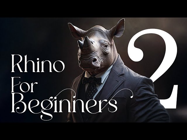 Rhino for Absolute Beginners — Ep2 | Mastering Precision Drawing in Rhino