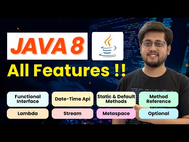 Java 8 Features for Interviews | Default Methods, Lambda Expressions, Streams API & More