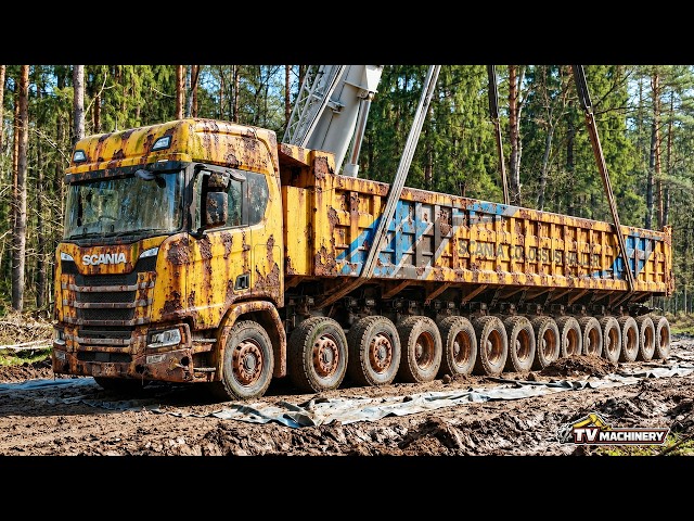 Forgotten in the Forest, This Rusty Scania Hauler Gets a Full Extreme-Rust Restoration