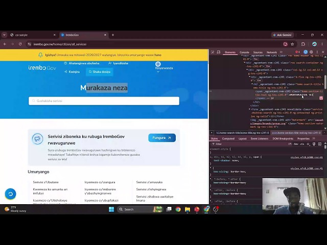 20 how to inspect a website - MU KINYARWANDA