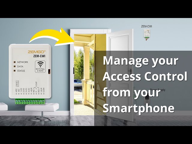 Wi-Fi Smart Door Controller for Access control ZEM-CWI | Sales/Benefit Video