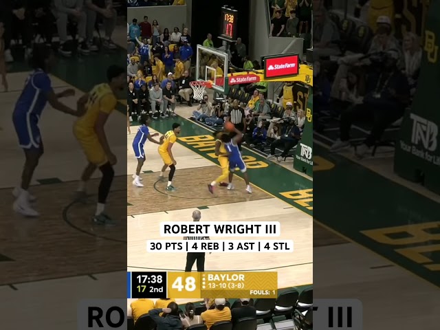 ROB WRIGHT III vs BAYLOR #byu #highlights #careerhigh