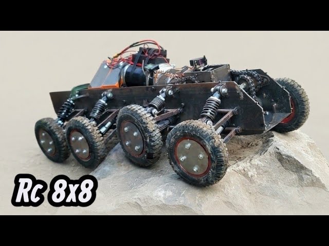 homemade Armored vehicle 8x8, part 5 |rc action homemade