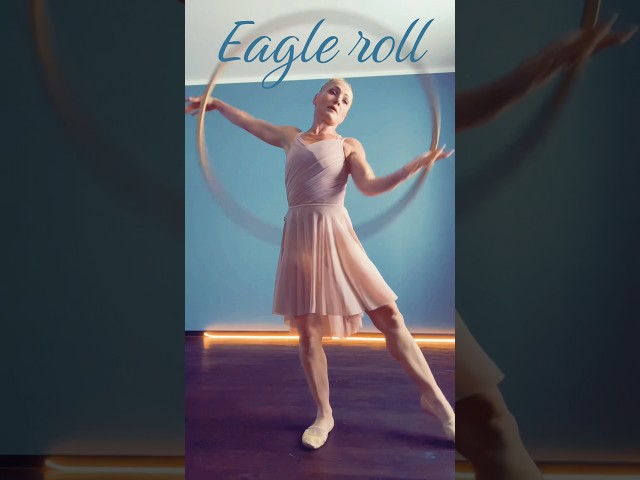 Hula Hoop Trick Encyclopaedia - EAGLE ROLL #hulahoop #hulahoopfitness