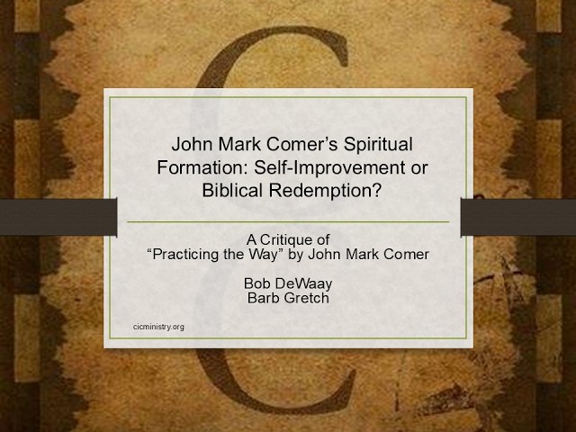 John Mark Comer’s Spiritual Formation: Self-Improvement or Biblical Redemption?