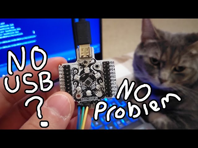 rv003usb - bit banged USB on the ch32v003