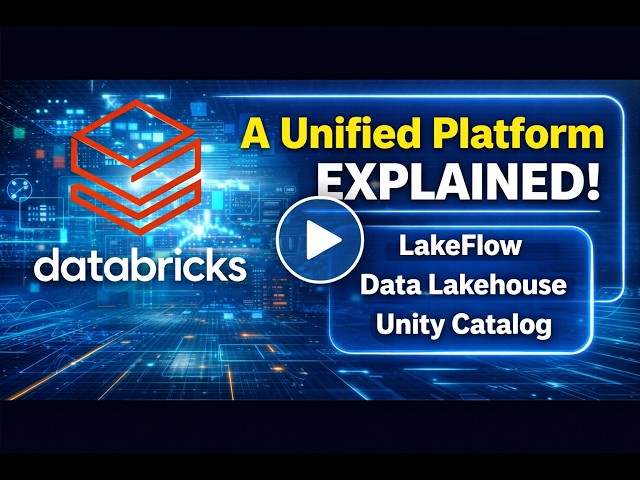 Databricks A Unified Platform - Explained | Lakeflow | Data Lakehouse | Unity Catalog
