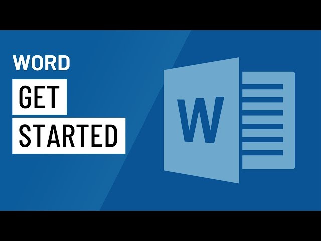 Word: Getting Started