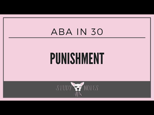 ABA in 30: Punishment