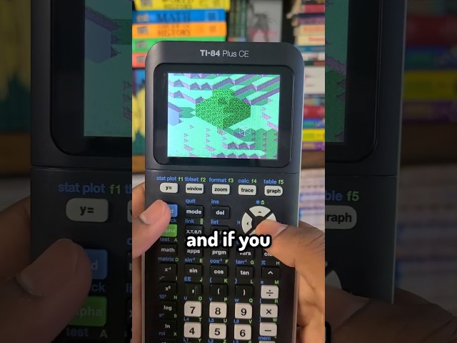 Playing Minecraft on a TI-84 Calculator...