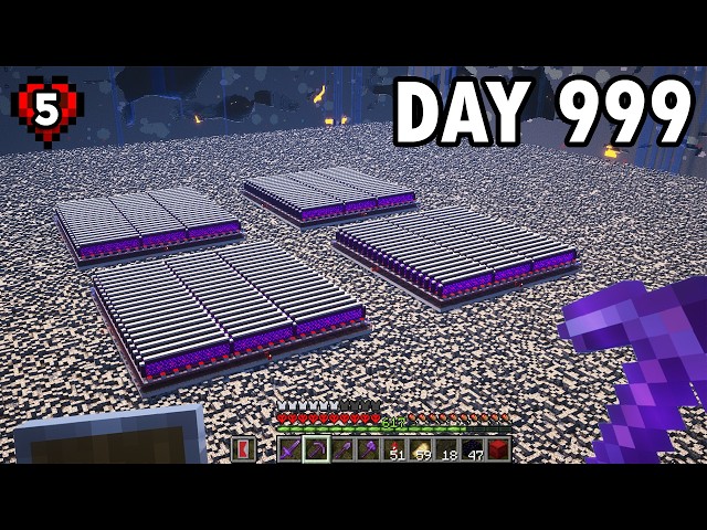 I Spent 1,000 DAYS Building FARMS in Hardcore Minecraft