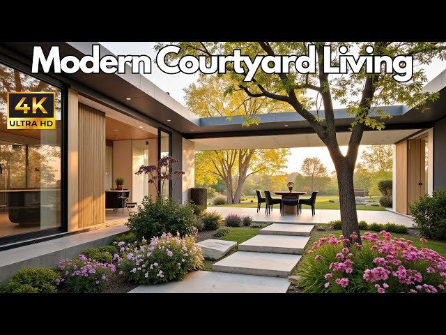 Light, Space, and Serenity The Essence of Modern Courtyard Living