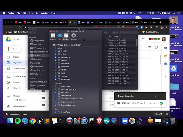 Uploading to Google Drive plus a bit more