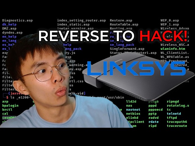 How I Reversed a Linksys Router Firmware (IoT Hacking with Binwalk & Sasquatch)