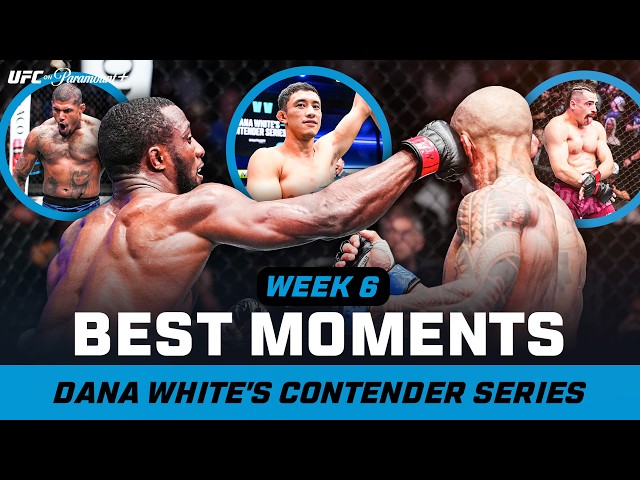 Best Moments from Dana White's Contender Series Week 6 | Highlights & Contracts