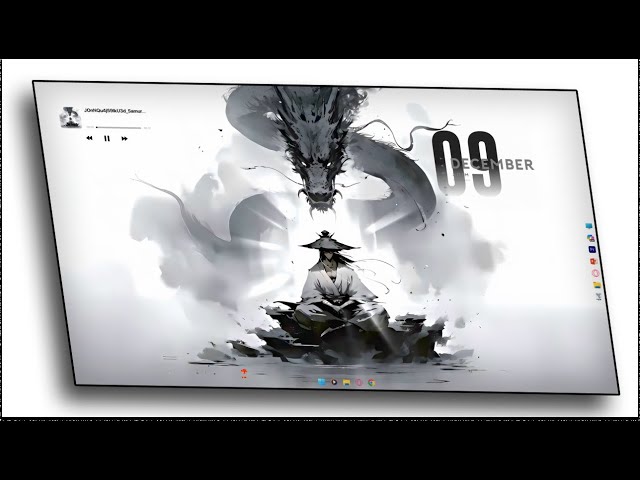 This Is The Cleanest Minimal Desktop You'll Ever See!