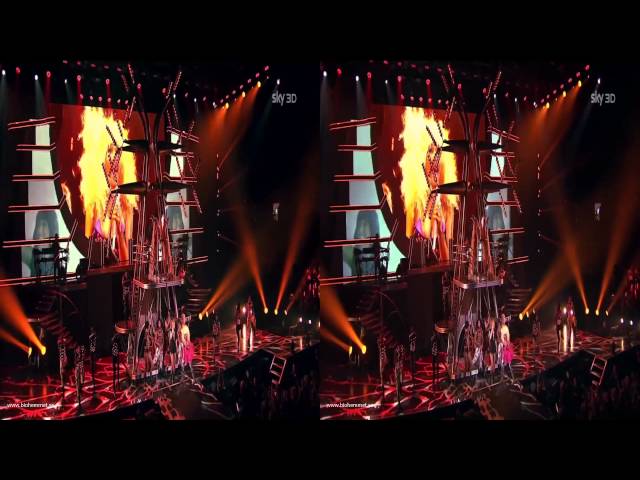 Britney Spears till the end of the world femme fatale tour in 3D