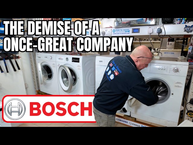 Bosch Washing Machines: The Death of a Reputation?