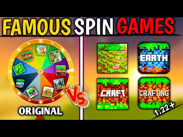 TOP 4 BEST COPY GAMES LIKE MINECRAFT 1.26 JAVA EDITION 🤩 ( Spin The Wheel 🔥 )
