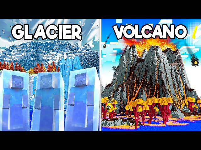 100 Players Simulate Island Civilizations in Minecraft
